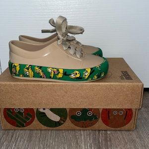 Rare Like New Mini Melissa Pluto Disney Sneakers Shoes Jelly 7